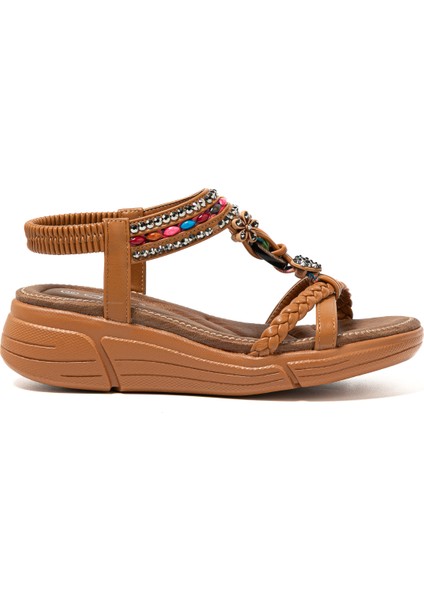 Kadın Sandalet 25Y154-1 cl Guja Camel