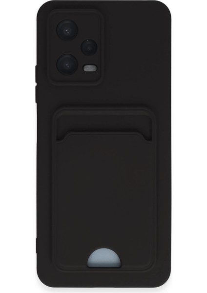 Xiaomi Poco X5 5g Kılıf Kelvin Kartvizitli Silikon - Siyah Dpmah