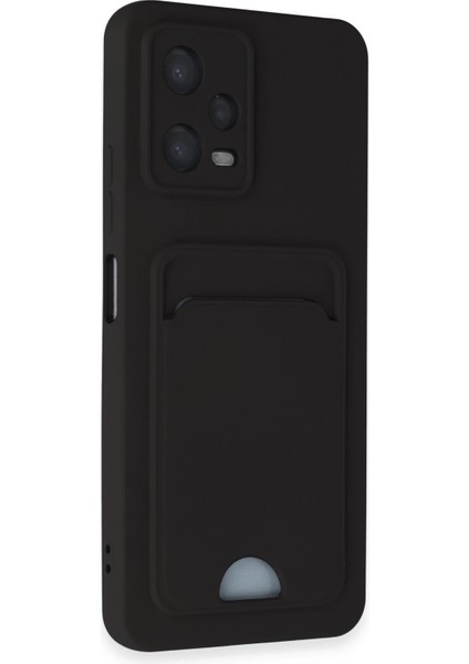 Xiaomi Poco X5 5g Kılıf Kelvin Kartvizitli Silikon - Siyah Dpmah
