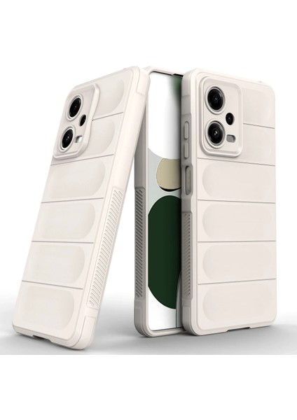 Xiaomi Poco X5 5g Kılıf Optimum Silikon - Krem Dpmah
