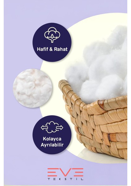 Yastık Yorgan Oyuncak Dolum Malzemesi Antialerjik Yapışmaz 1.Kalite %100 Temiz Silikon Elyaf 4 Kg fırsatları