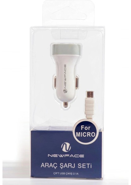 C17 Micro USB 2.1A Araç Şarjı Dpmah