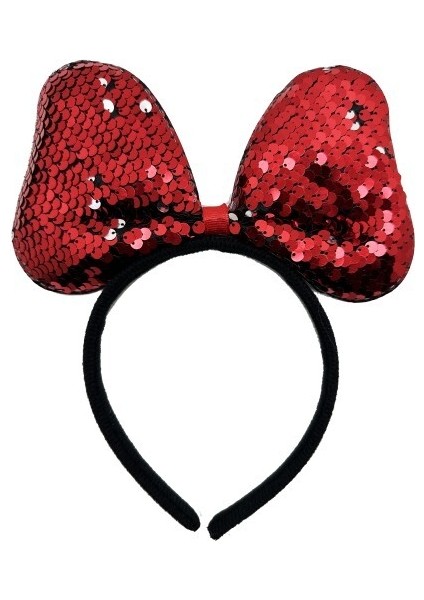 Renk Değiştiren Pullu Payetli Fiyonk Parti Tacı