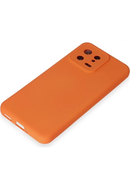 Xiaomi Mi 13 Kılıf Nano Içi Kadife Silikon - Turuncu Dpmah fırsatları