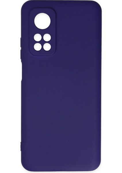 Xiaomi Mi 10T Kılıf Nano Içi Kadife Silikon - Mor Dpmah