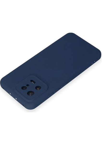 Xiaomi Mi 13 Kılıf Nano Içi Kadife Silikon - Lacivert Dpmah modelleri