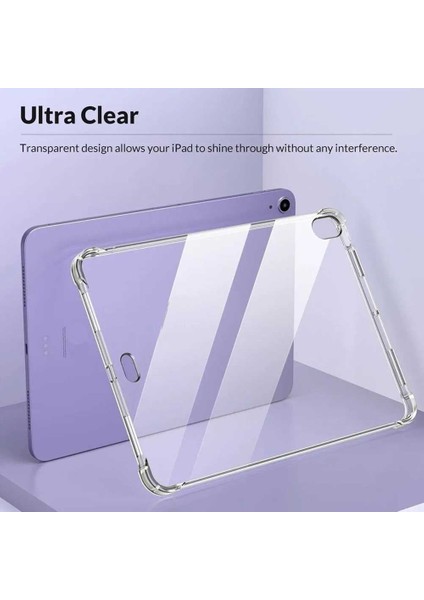 Apple iPad Air 13 M3 2025 Uyumlu A3268 A3269 Shock Darbe Emici Şeffaf Tablet Kılıfı