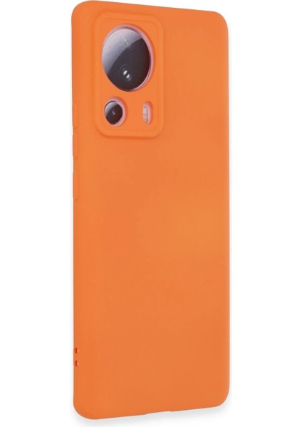 Xiaomi Mi 13 Lite Kılıf Nano Içi Kadife Silikon - Turuncu Dpmah fiyatları