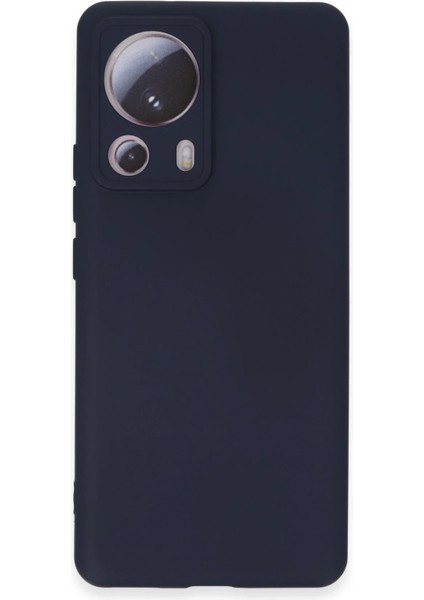 Xiaomi Mi 13 Lite Kılıf Nano Içi Kadife Silikon - Lacivert Dpmah