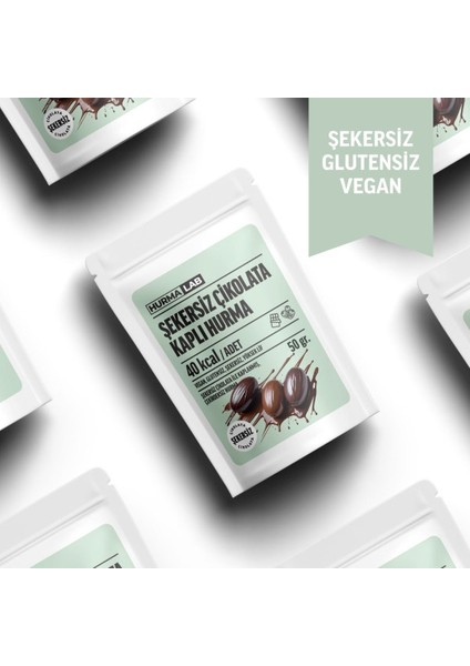 Şekersiz Çikolata Kaplı Hurma 100 gr