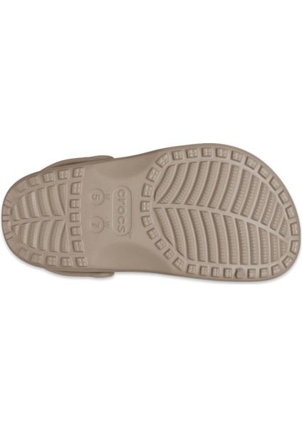 210927 Classic Floral Cut Out Clog Karamel Unisex Terlik indirimleri