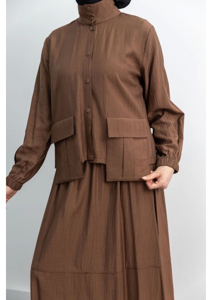 100 Etekli Takım - Koyu Vizon modelleri