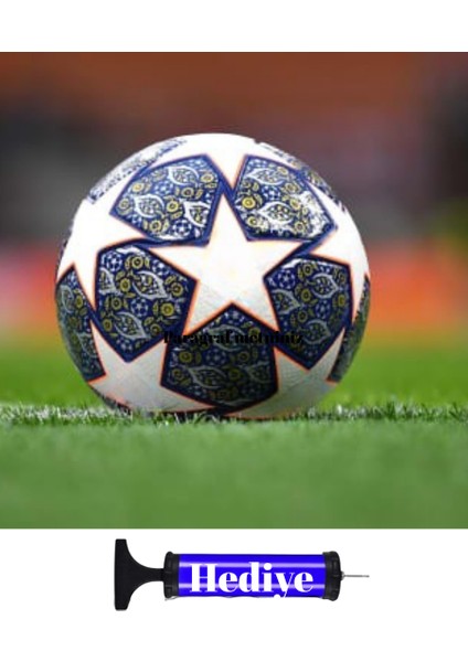 Uefa Şampiyonlar Ligi 430 Gram Kaliteli Profesyonel Maç ve Antreman Pompa Hediyeli