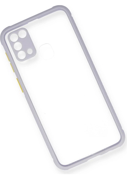 Samsung Galaxy M31 Kılıf Miami Şeffaf Silikon - Lila Dpmah modelleri