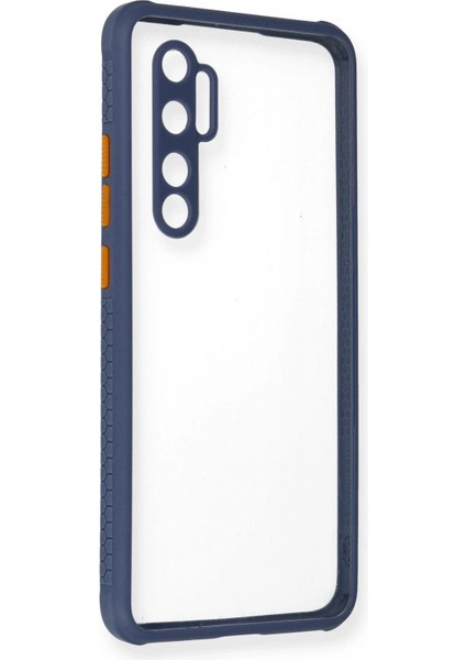 Xiaomi Mi Note 10 Lite Kılıf Miami Şeffaf Silikon - Gri Dpmah