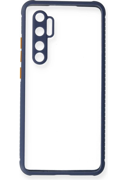 Xiaomi Mi Note 10 Lite Kılıf Miami Şeffaf Silikon - Gri Dpmah