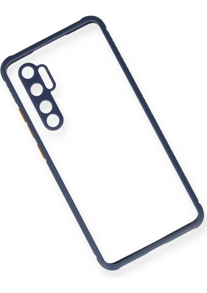 Xiaomi Mi Note 10 Lite Kılıf Miami Şeffaf Silikon - Gri Dpmah