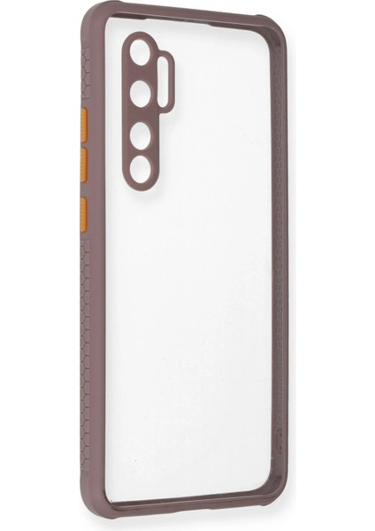 Xiaomi Mi Note 10 Lite Kılıf Miami Şeffaf Silikon - Açık Mor Dpmah