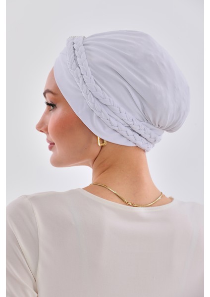 Çift Örgülü Bone