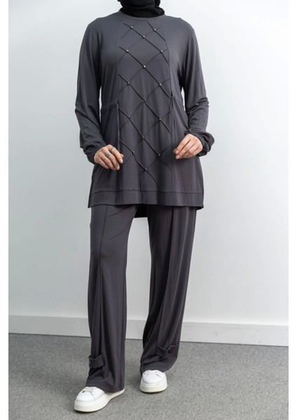4033 Pantolonlu Takım - Gri modelleri