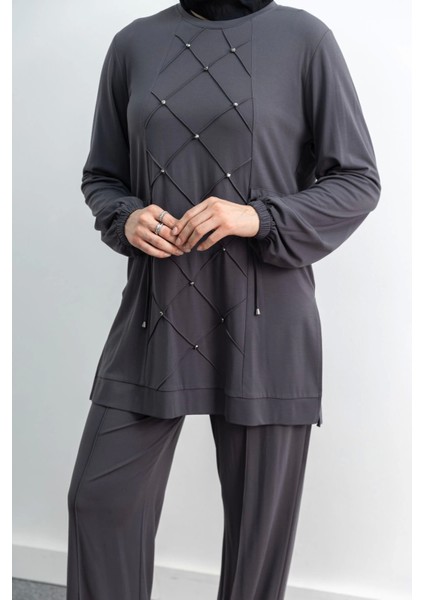 4033 Pantolonlu Takım - Gri indirimleri