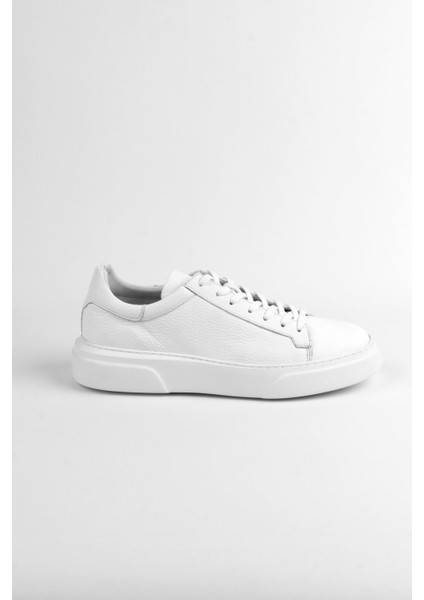 Orijinal Deri Beyaz Günlük Erkek Ayakkabısı modelleri