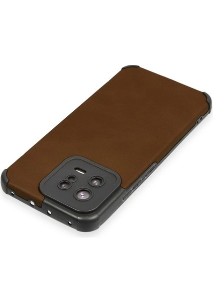 Xiaomi Mi 13 Kılıf Loop Deri Silikon - Kahverengi Dpmah modelleri
