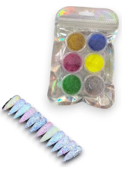 Karışık Renk Nail Art Tırnak Süsleme Simi