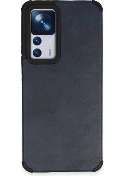 Xiaomi Mi 12T Kılıf Loop Deri Silikon - Lacivert Dpmah