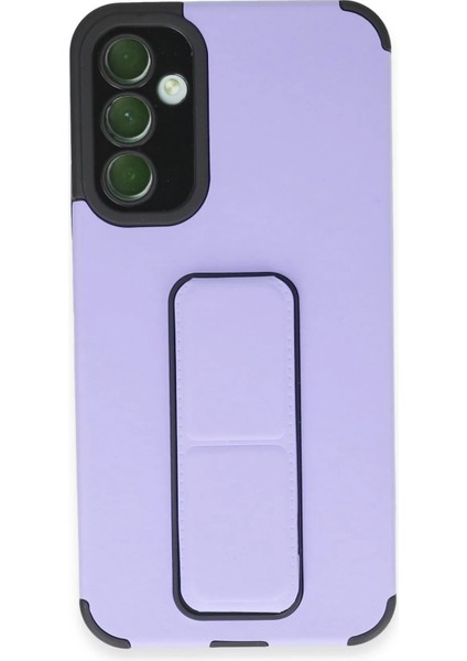 Samsung Galaxy A54 5g Kılıf Mega Standlı Silikon - Lila Dpmah