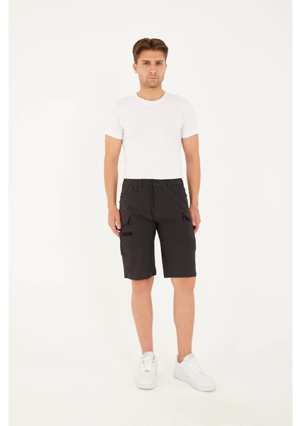 Kadın Erkek Unisex Su Itici Spor Likralı Yazlık Taktik Şort - 5 Cepli Regular Kalıp
