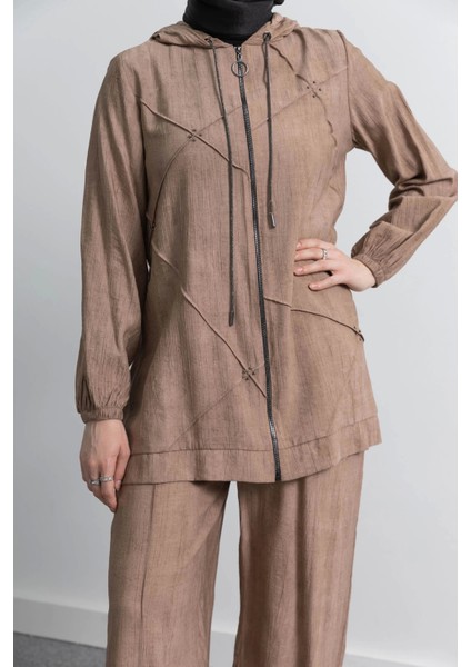 5027 Ceketli Pant. Takım - Vizon