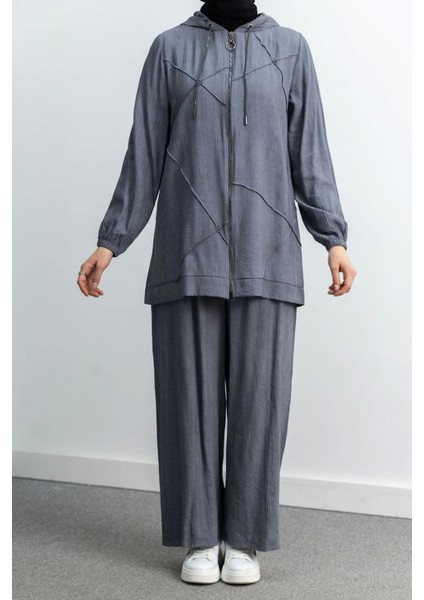 5027 Ceketli Pant. Takım - Antrasit