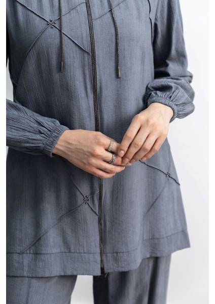 5027 Ceketli Pant. Takım - Antrasit fırsatları