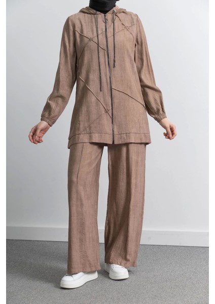 5027 Ceketli Pant. Takım - Vizon