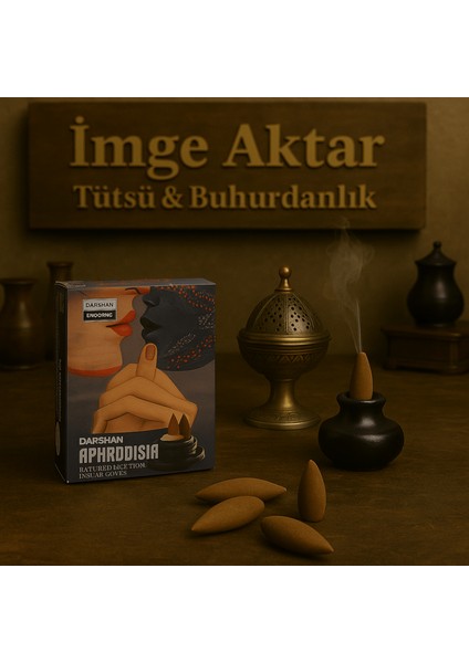 Darshan İncense Afrodizyak Geri Akış Tütsü 10 Adet