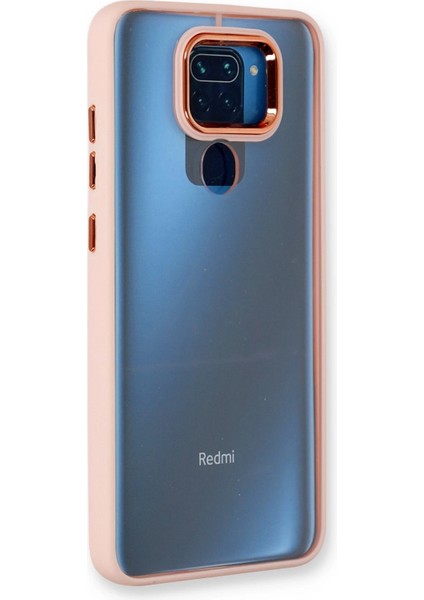 Xiaomi Redmi Note 9 Kılıf Dora Kapak - Pudra Dpmah