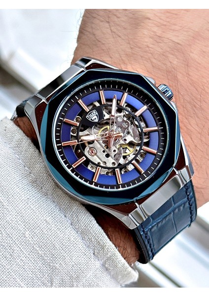 TI-604H Tıger Çelik Otomatik Erkek Saati