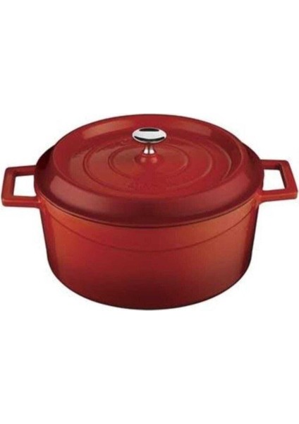 Döküm Demir Tencere Seti 6 Parça Kırmızı fırsatları