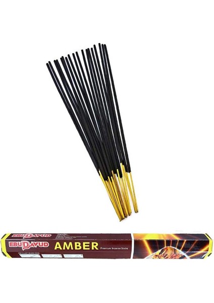 3 Paket 20 Çubuklu Tütsü Limon - Amber - Lilly - Kayık Hediyeli