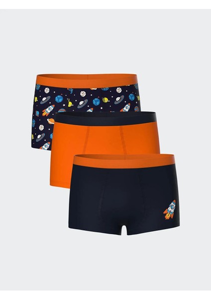 Lcw Kids Baskılı Erkek Çocuk Boxer 3'lü (S5)