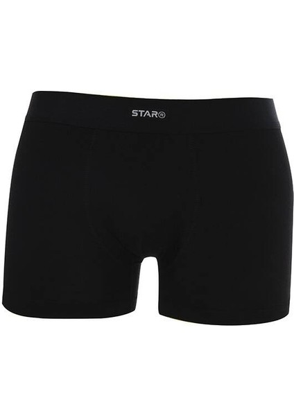 Erkek Siyah Modal Kemerli Boxer