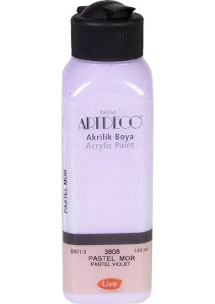 Artdeco Akrilik Boya 140 ml Pastel Mor