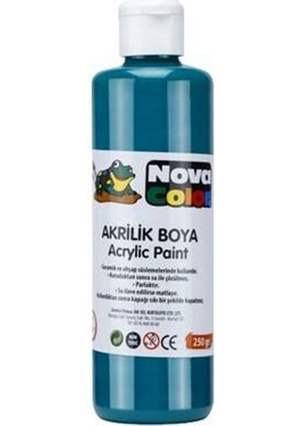 Nova Color Akrilik Boya 250 Gr. Yeşil NC-433