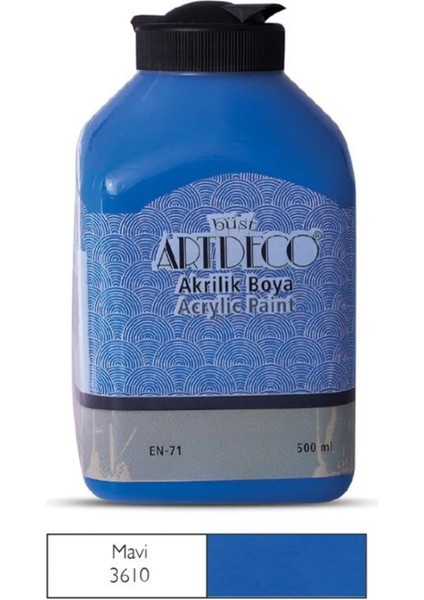 Artdeco Akrilik Boya 500 ml Mavi