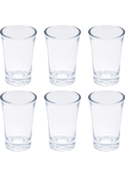 Kahve Yanı 6'lı Su Bardağı Tosca Shot ROYALEKS-TG-2022