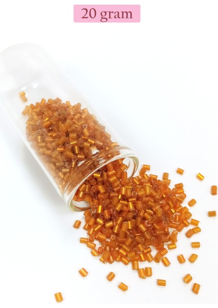 Kesme Cam Boncuk 2mm - 4 Renk - Toplam 80 Gram - Bnc441