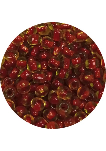 Dökme Cam Kum Boncuk (8/0) 3 mm - 20 Gram - Şeffaf Açık Kahve - Bnc148