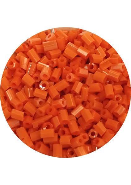 Kesme Cam Boncuk 2mm - 20 Gram - Turuncu -bnc305