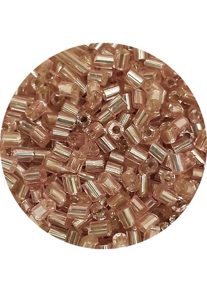 Kesme Cam Boncuk 2mm - 20 Gram - Açık Kahverengi -bnc331